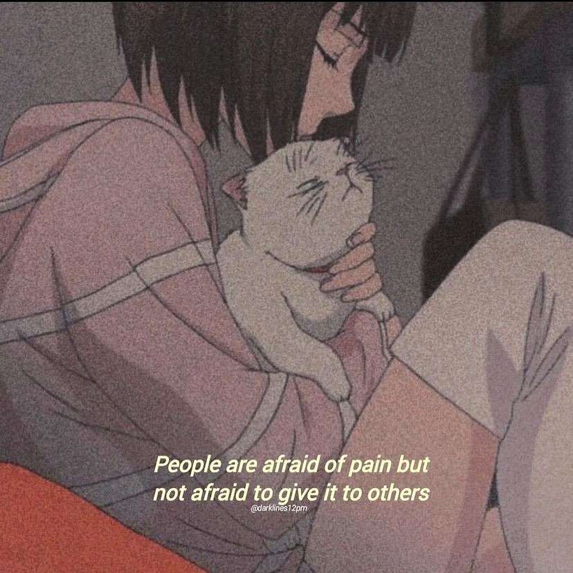 depressed sad anime girl wallpaper