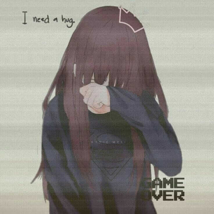 heartbroken sad anime girl wallpaper