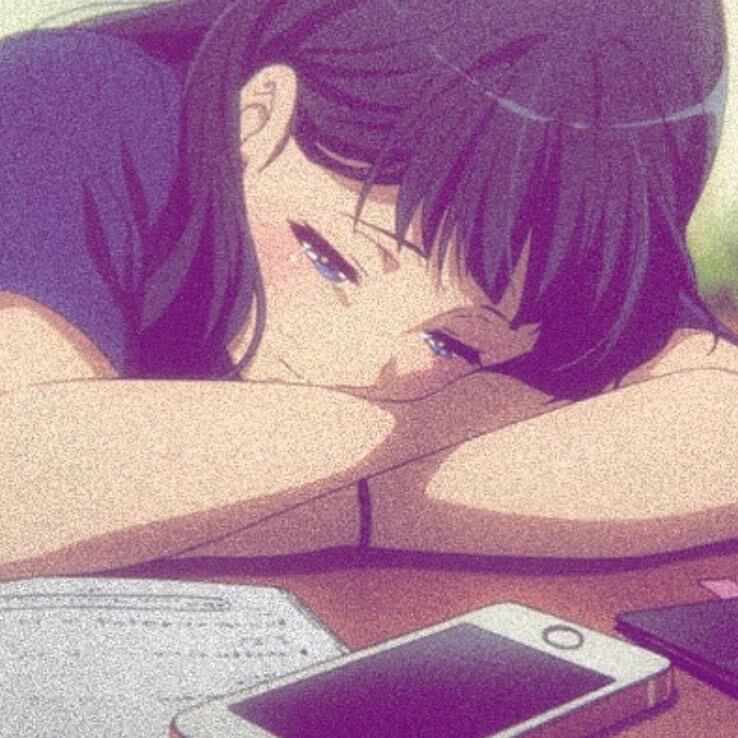 crying broken hearted beautiful sad anime girl wallpaper