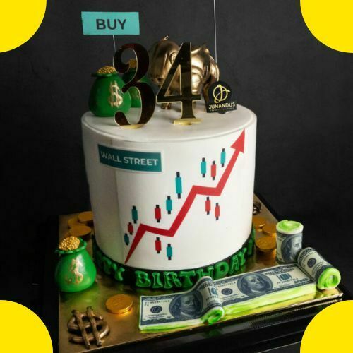 Stock Market Cake