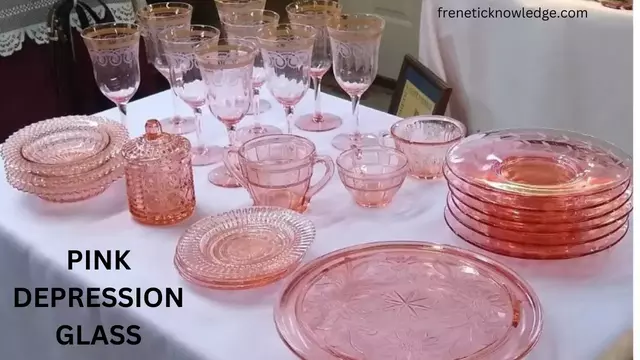 pink depression glass
